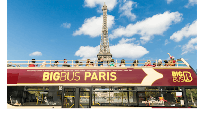 Big Bus-tour door Parijs met panoramische riviercruise